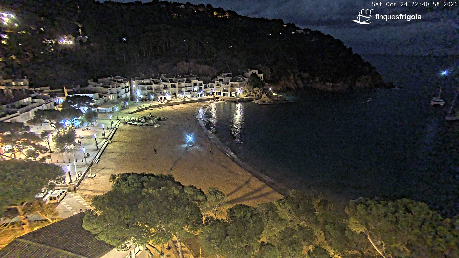 Webcam de Tamariu playa