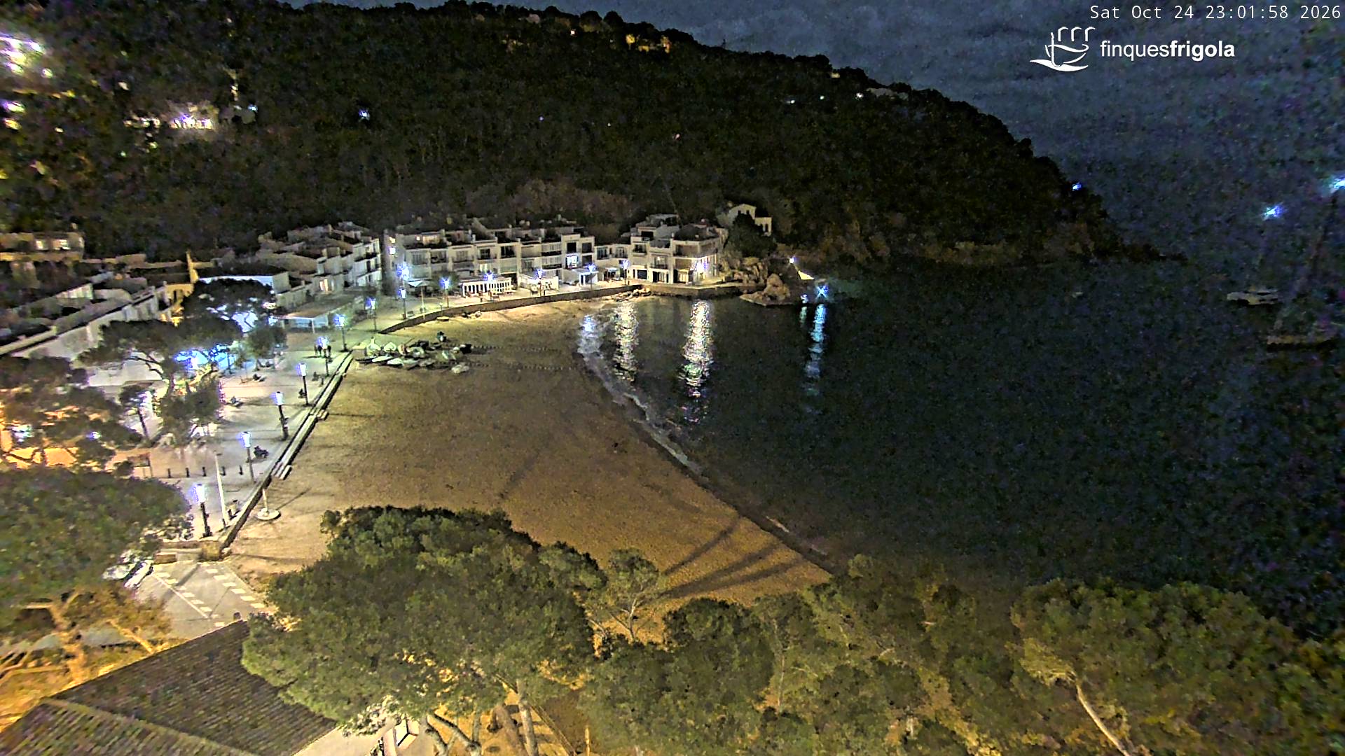 Webcam de Tamariu playa