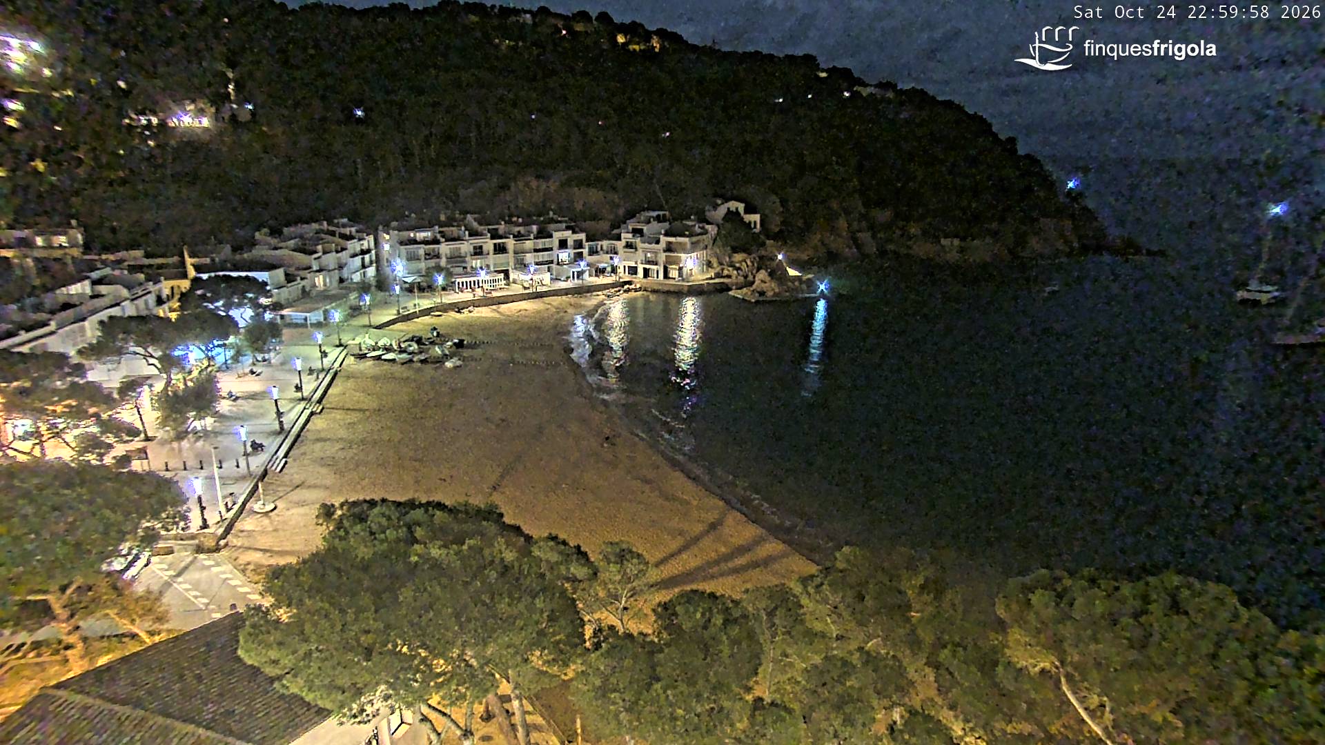 Webcam de Tamariu playa
