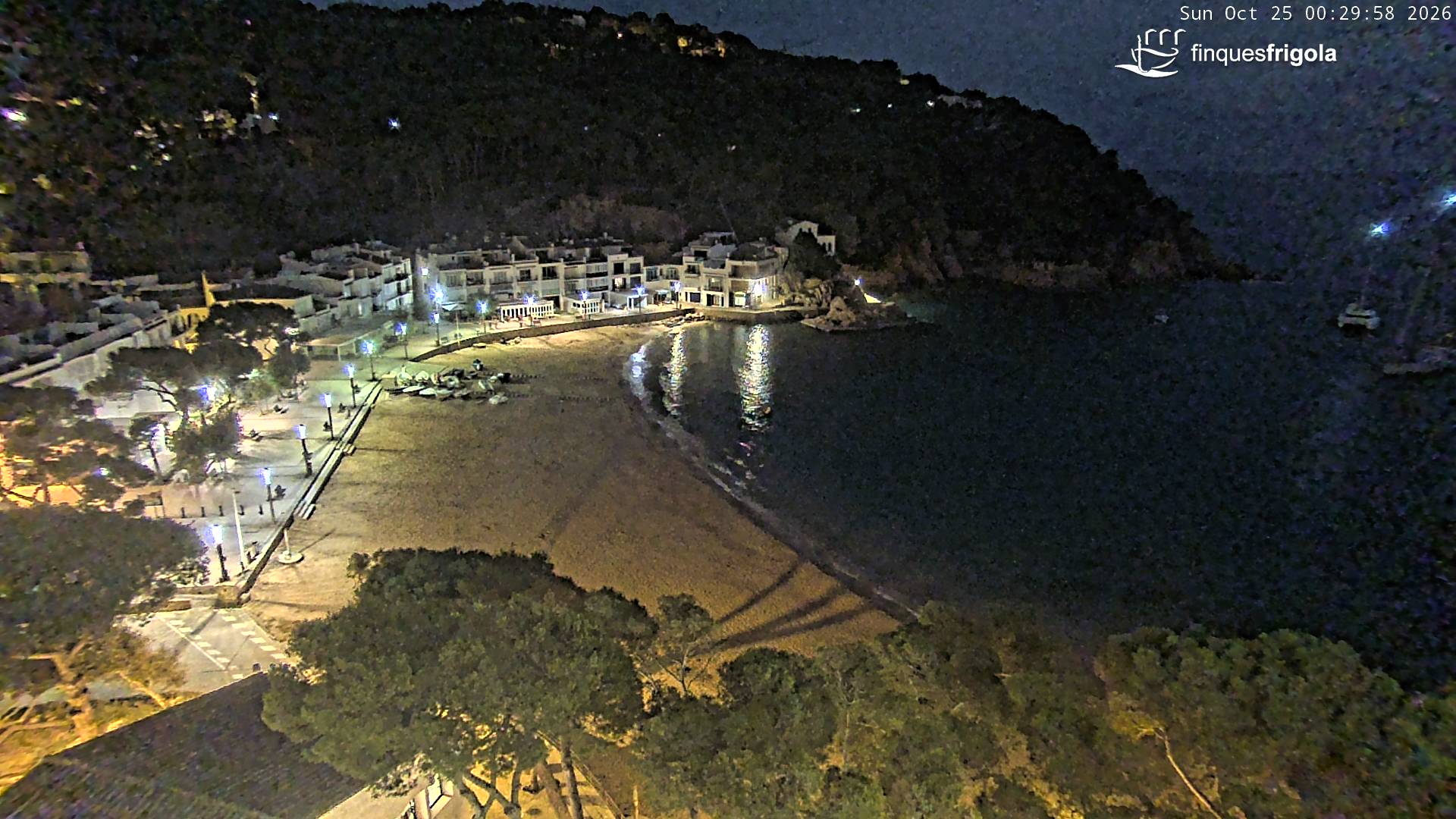 Webcam de Tamariu playa
