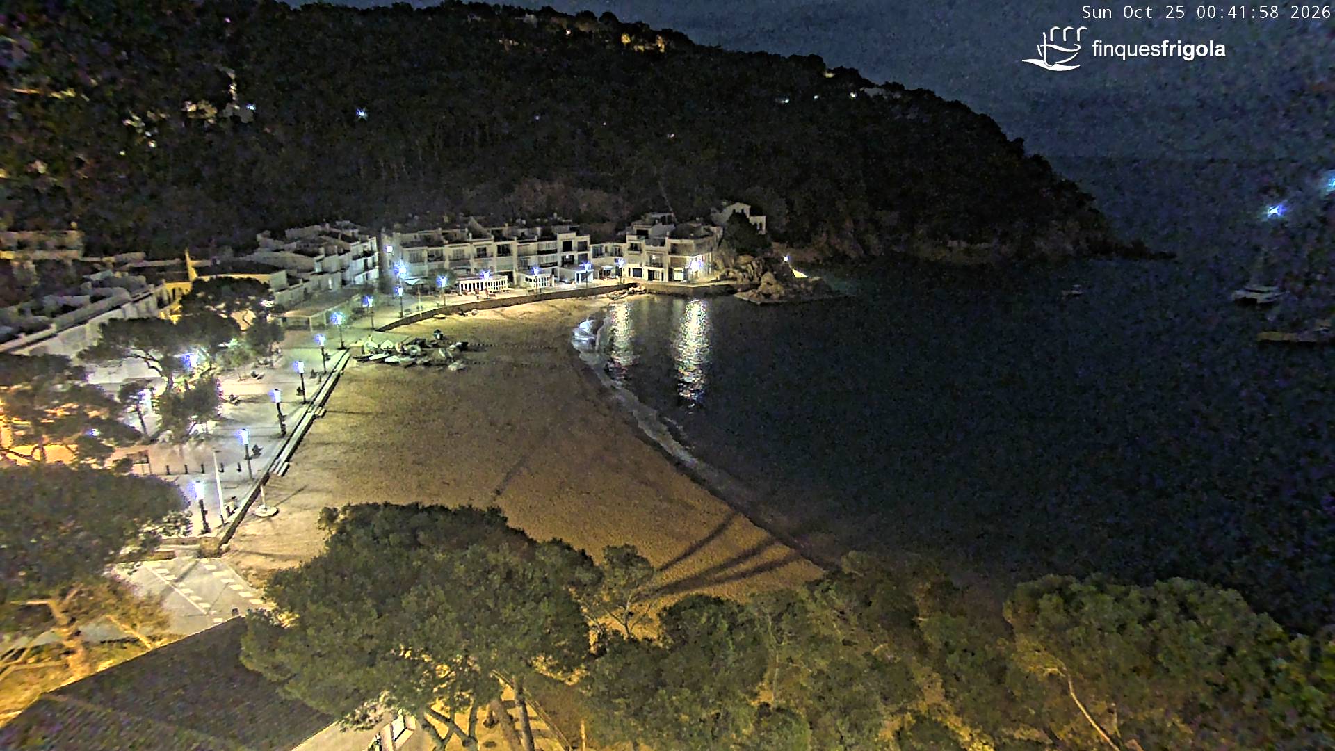 Webcam de Tamariu playa