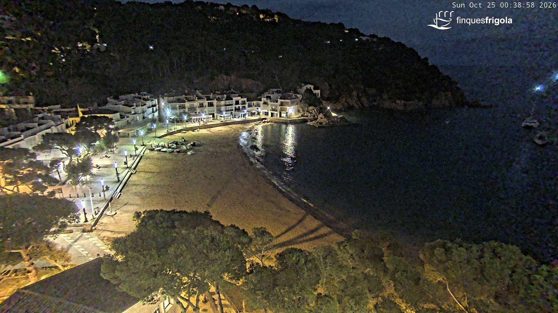 Webcam de Tamariu playa