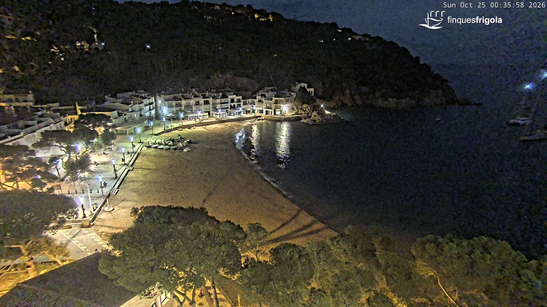 Webcam de Tamariu playa