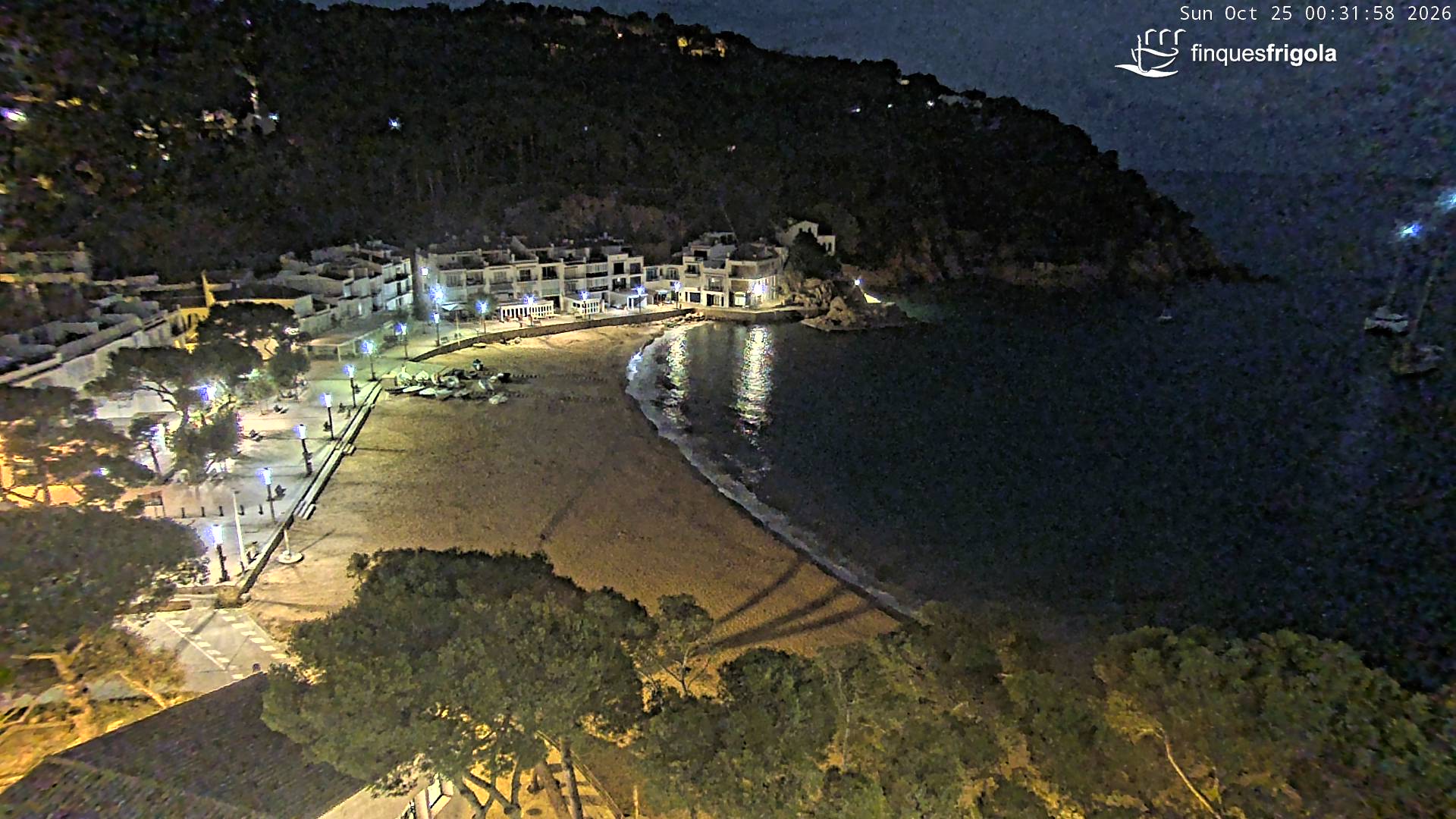 Webcam de Tamariu playa