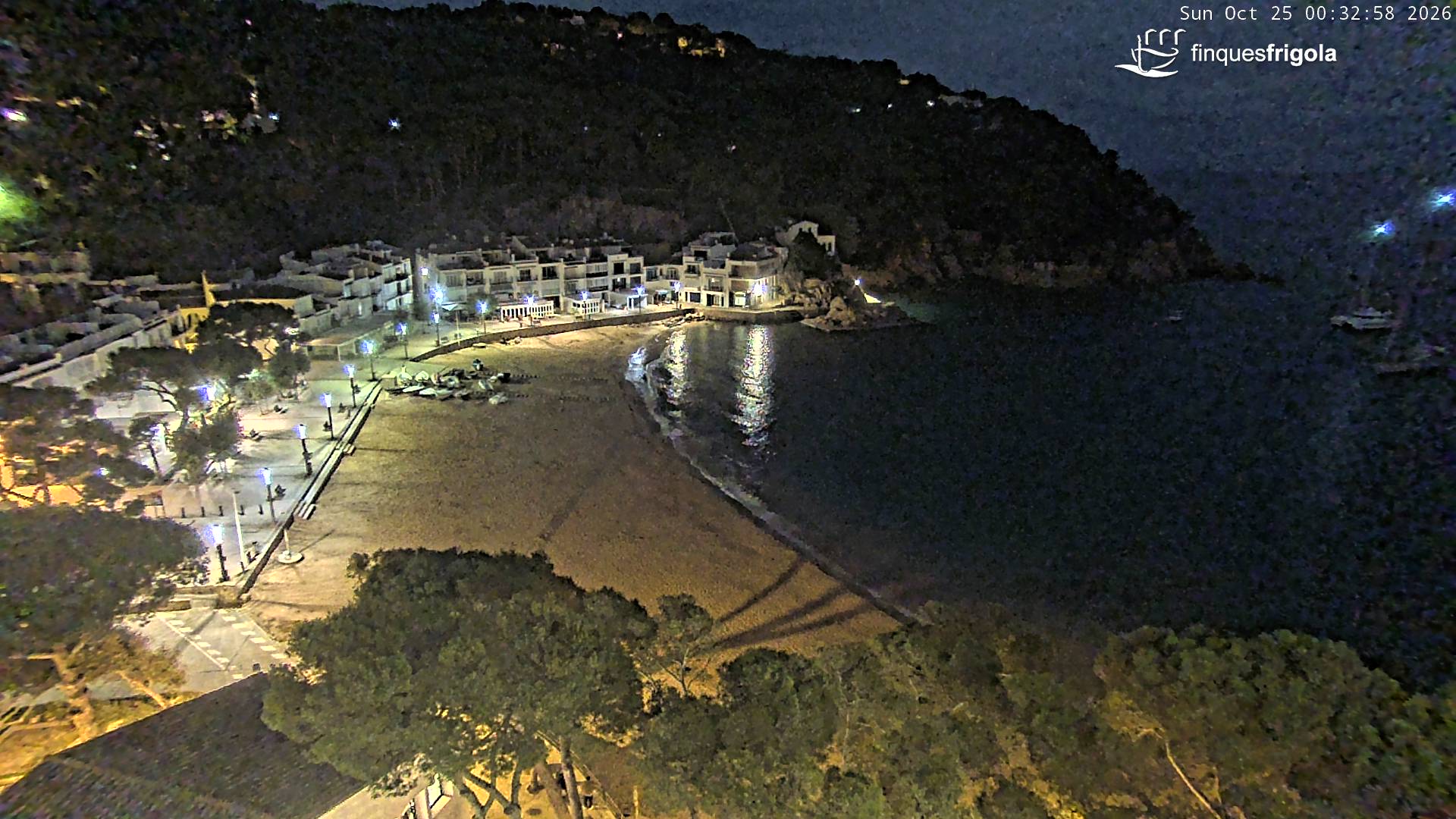 Webcam de Tamariu playa