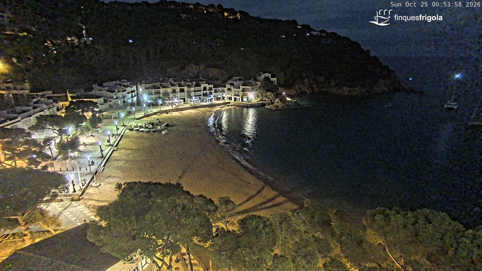 Webcam de Tamariu playa