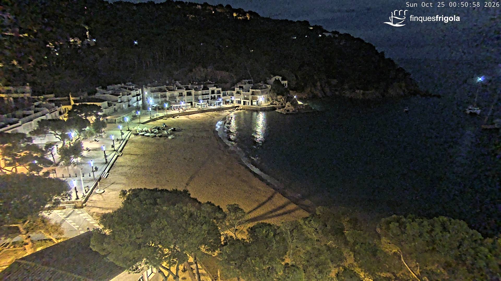 Webcam de Tamariu playa