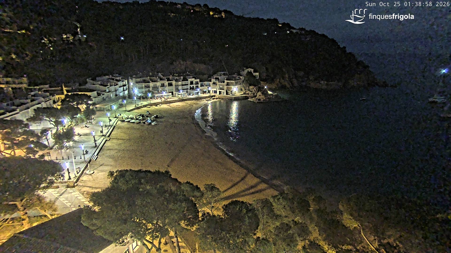 Webcam de Tamariu playa