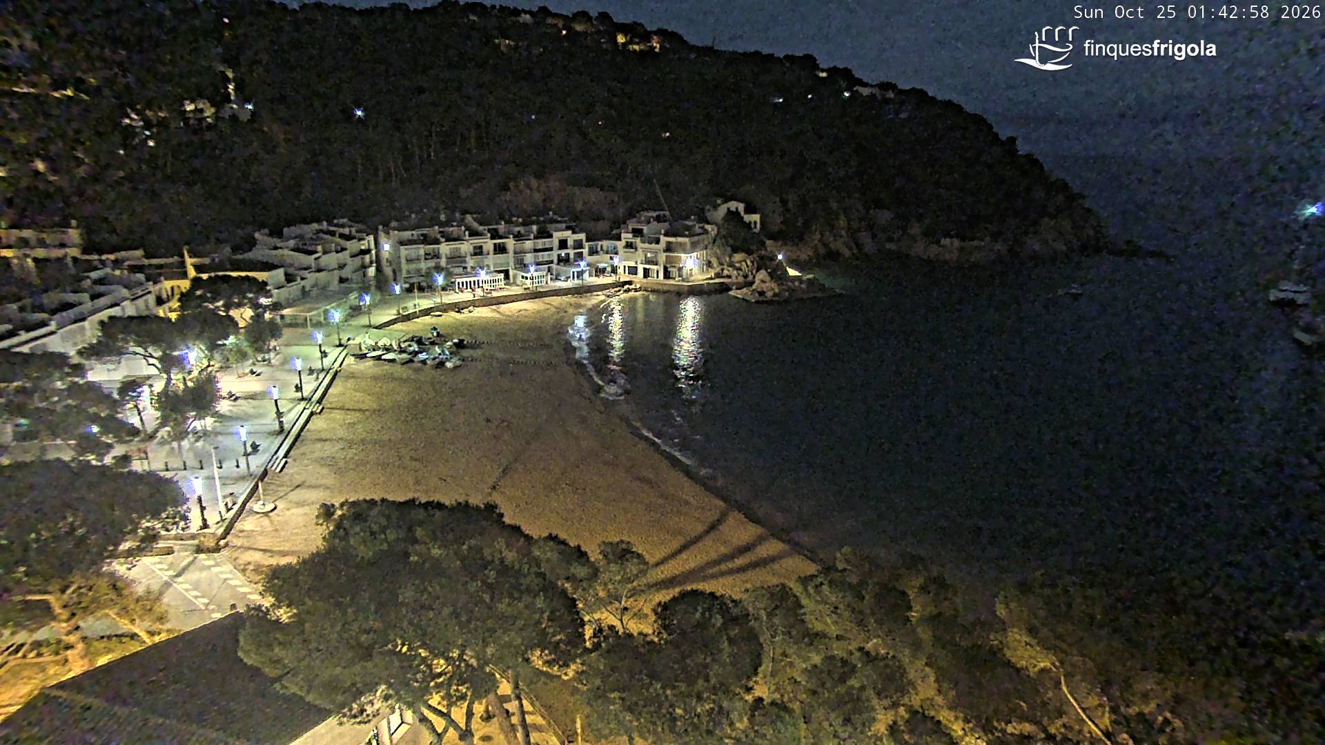 Webcam de Tamariu playa