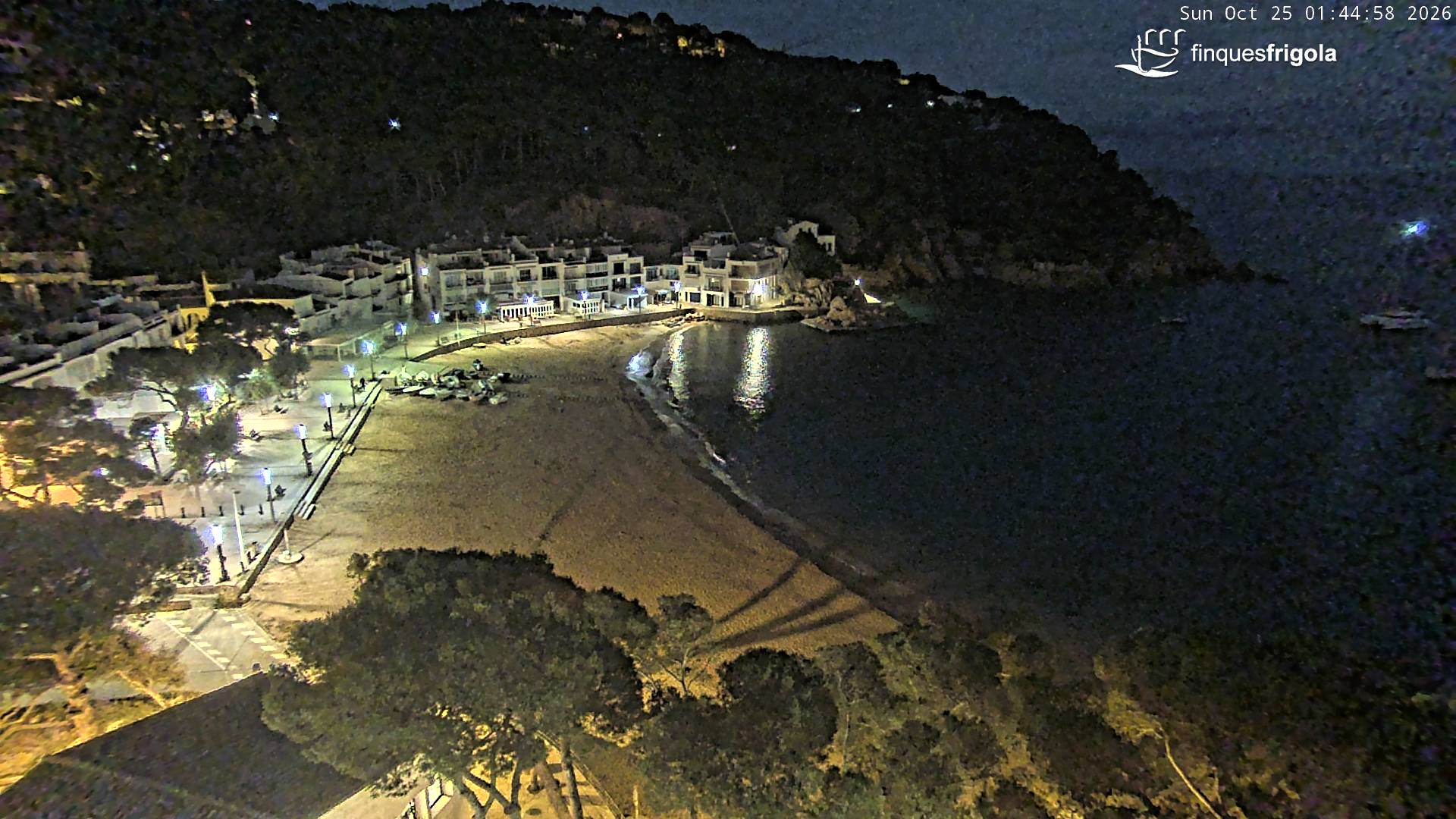 Webcam de Tamariu playa