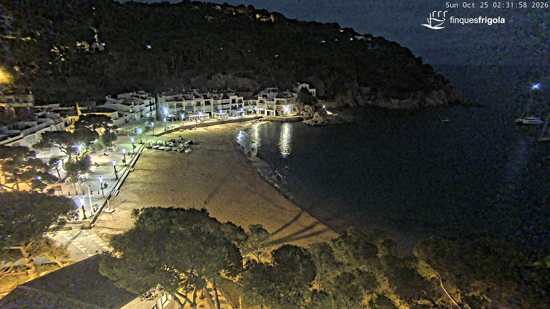 Webcam de Tamariu playa