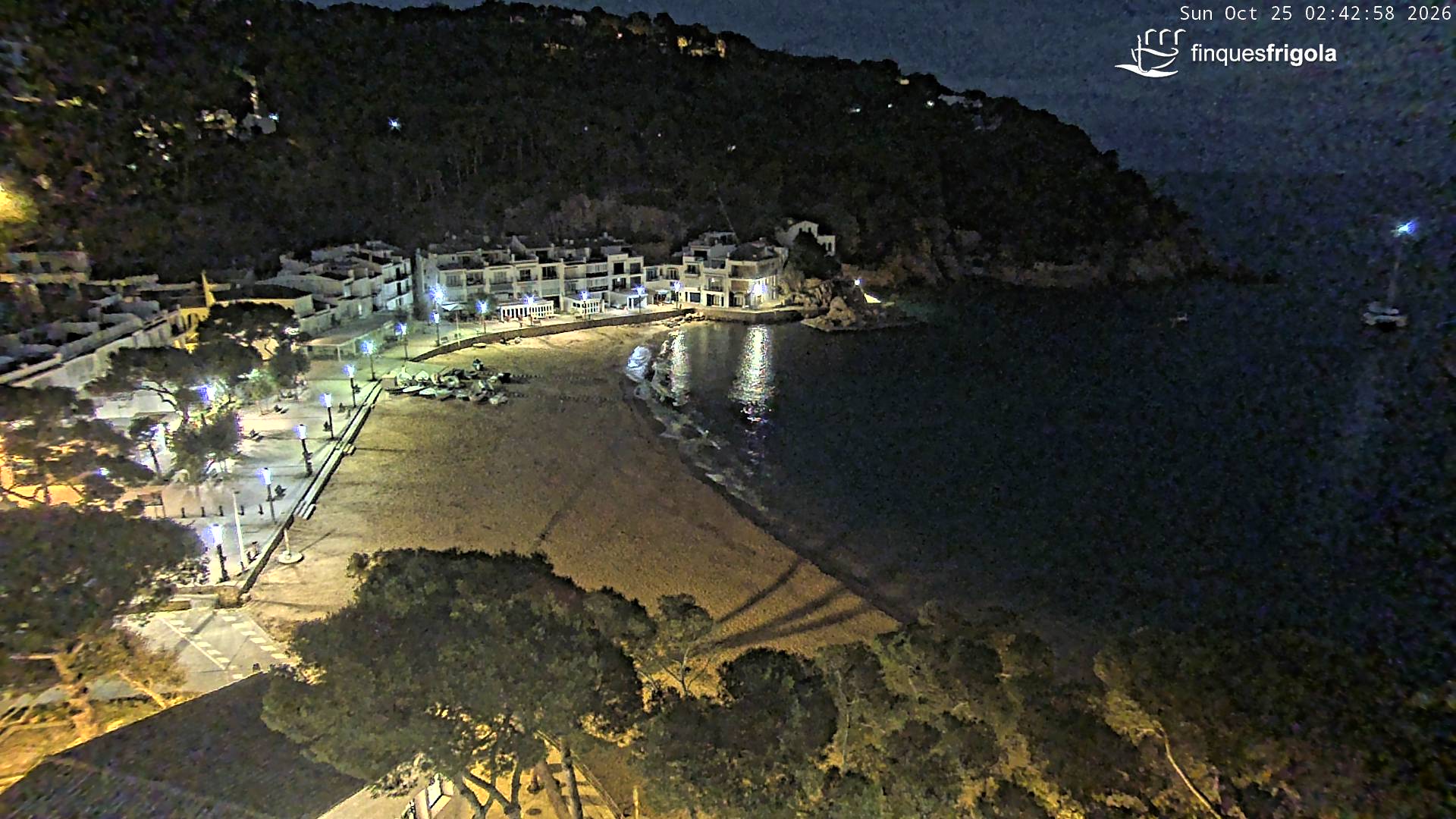 Webcam de Tamariu playa