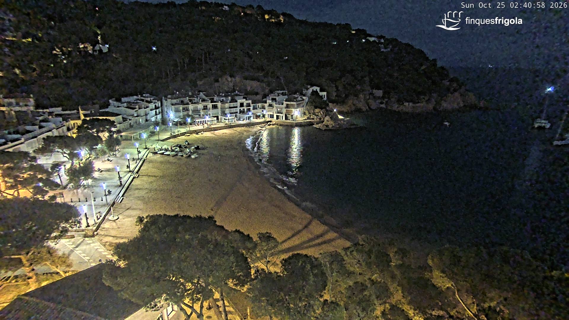 Webcam de Tamariu playa
