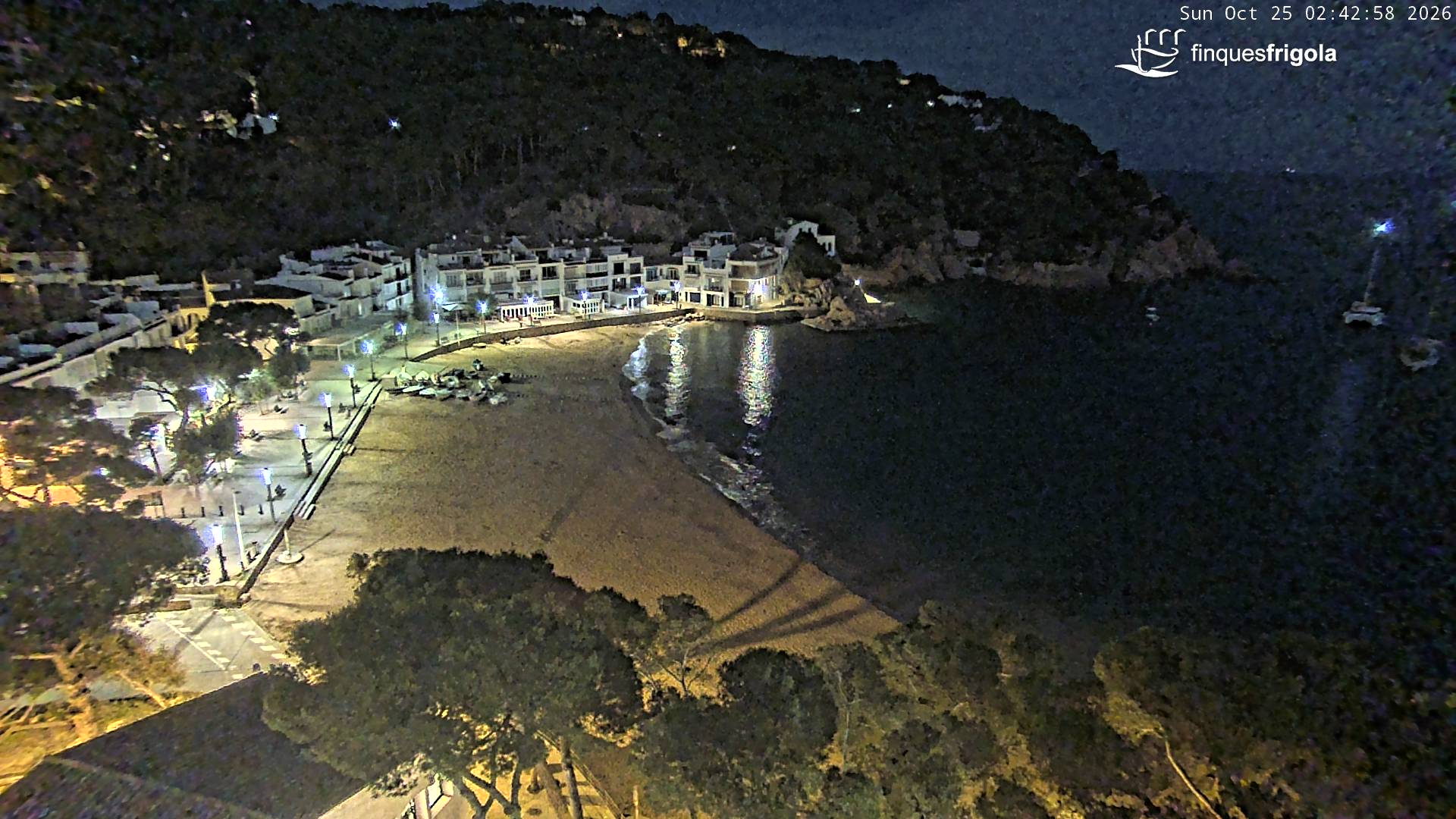 Webcam de Tamariu playa