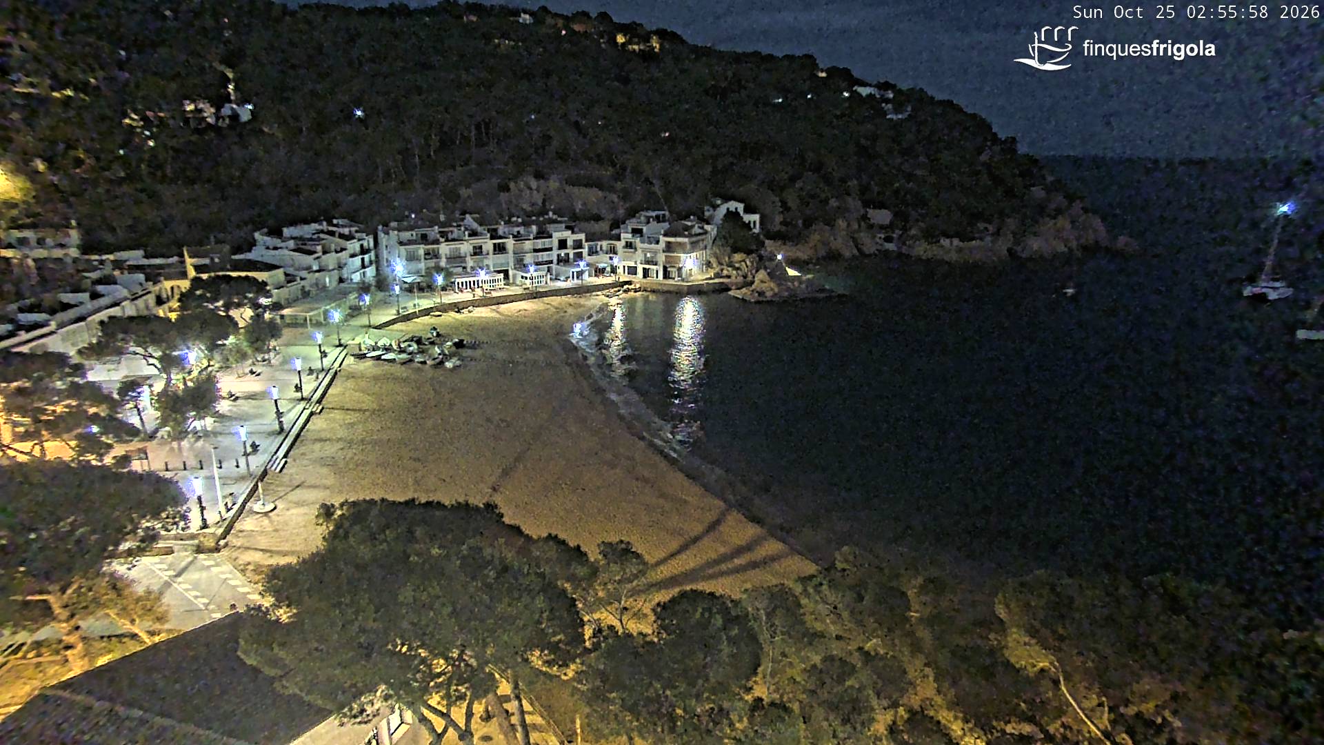 Webcam de Tamariu playa
