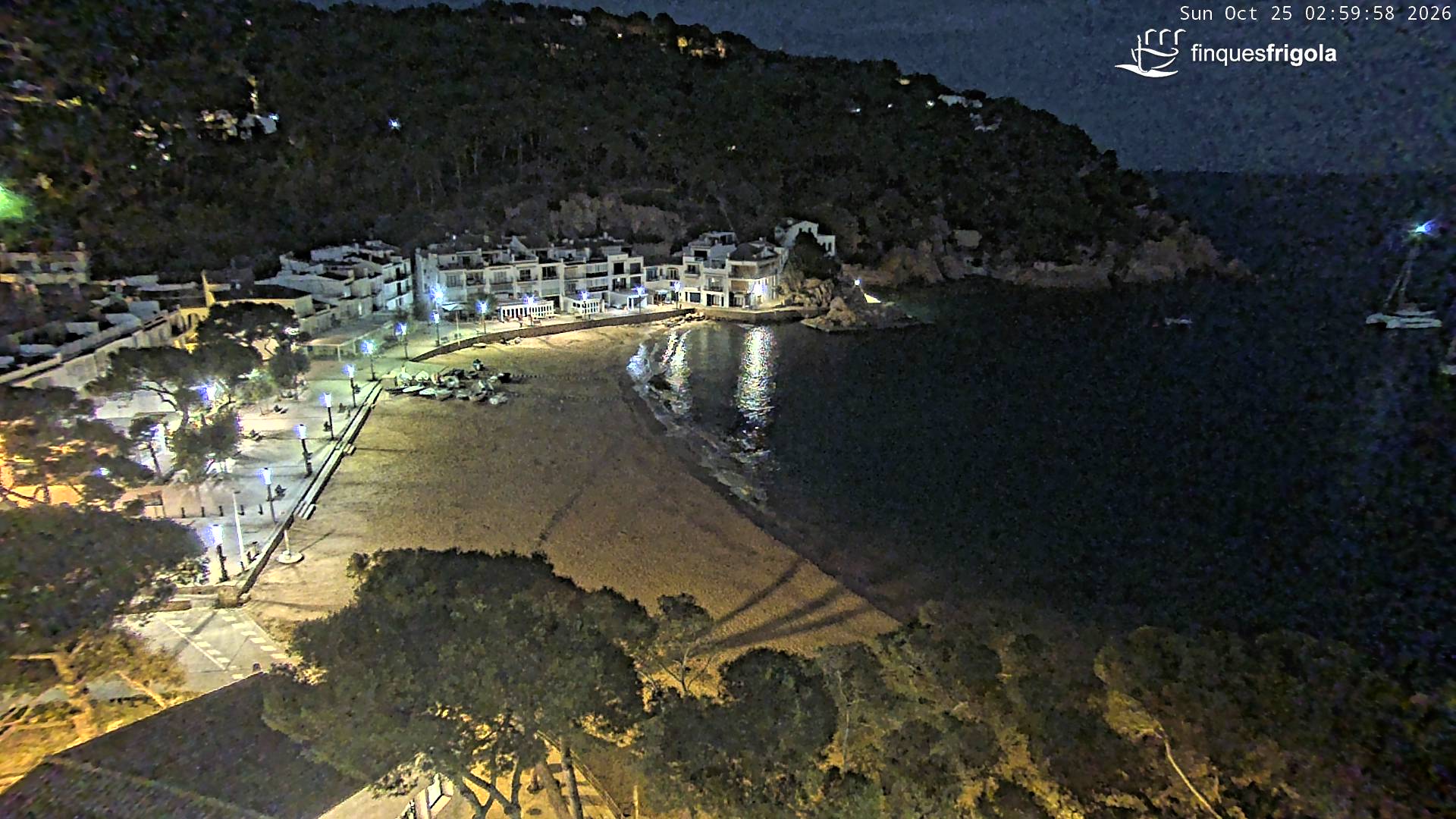 Webcam de Tamariu playa