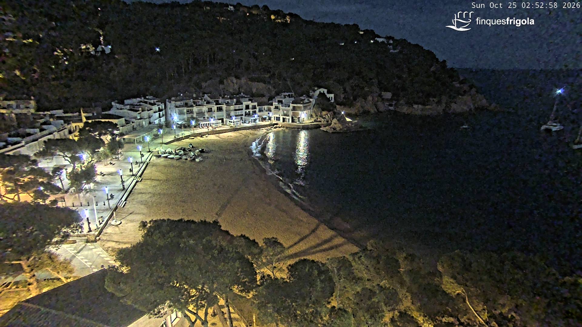 Webcam de Tamariu playa
