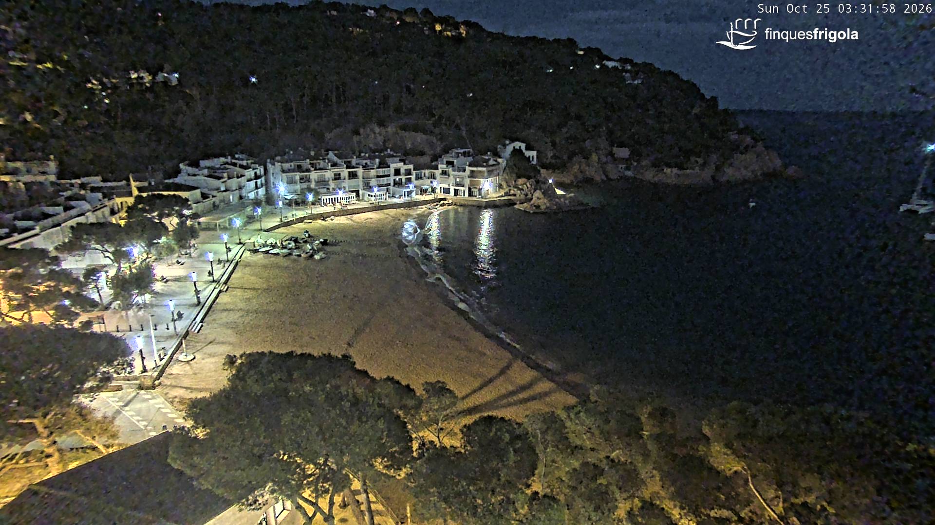 Webcam de Tamariu playa