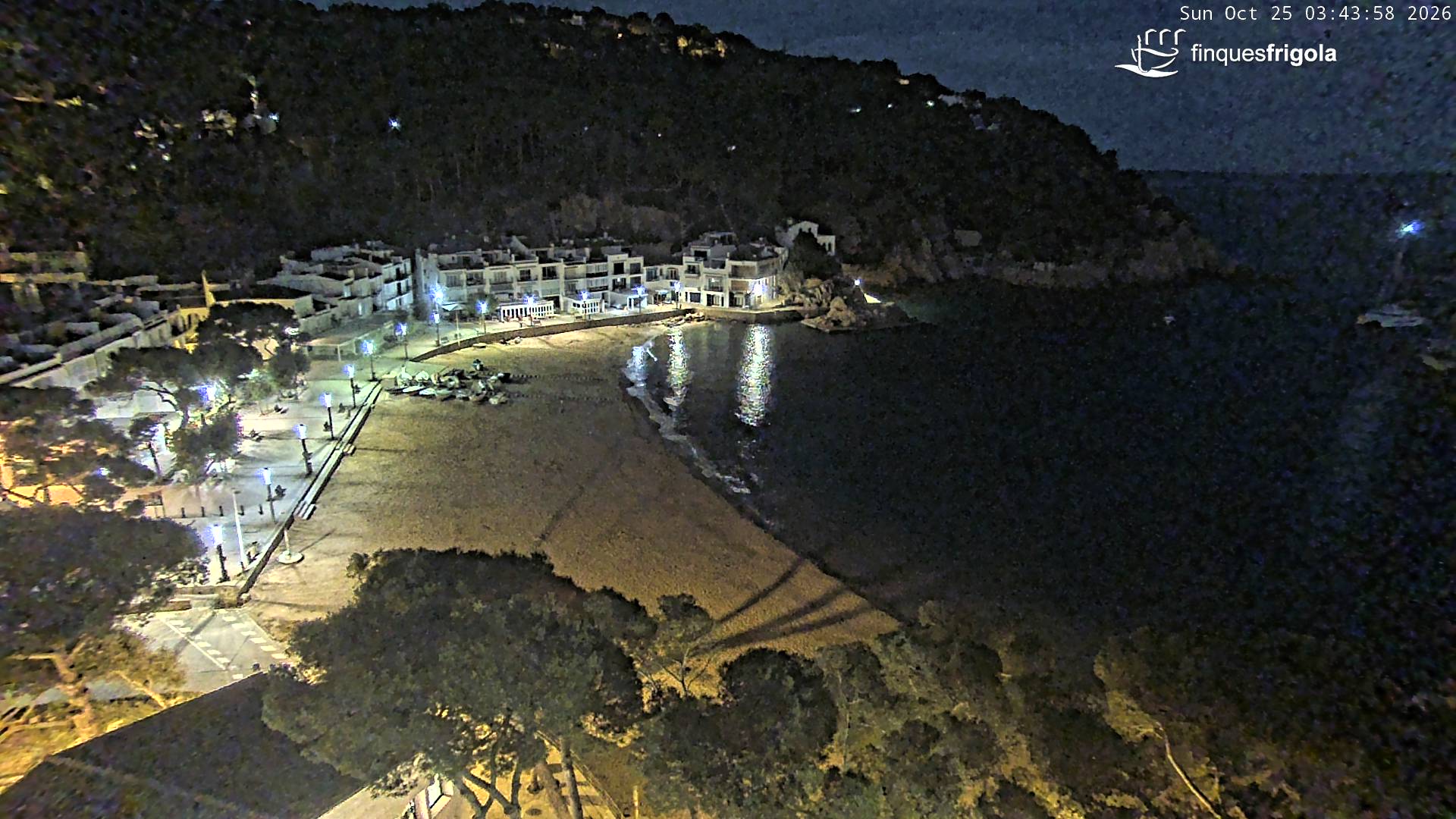 Webcam de Tamariu playa