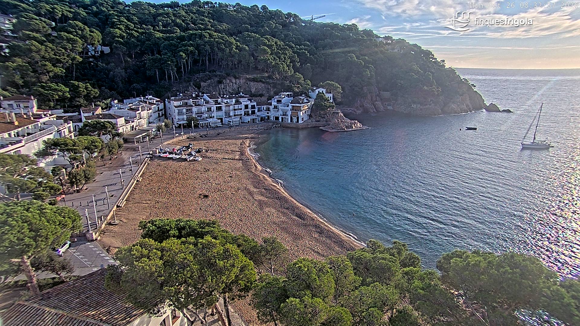 Webcam de Tamariu playa