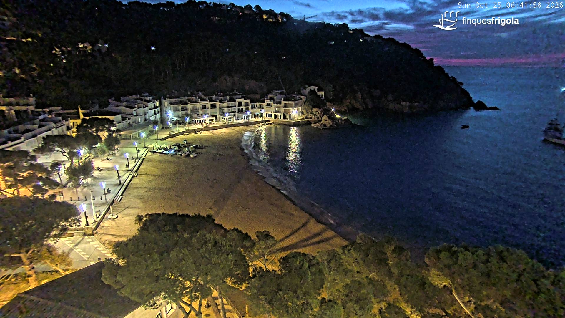 Webcam de Tamariu playa