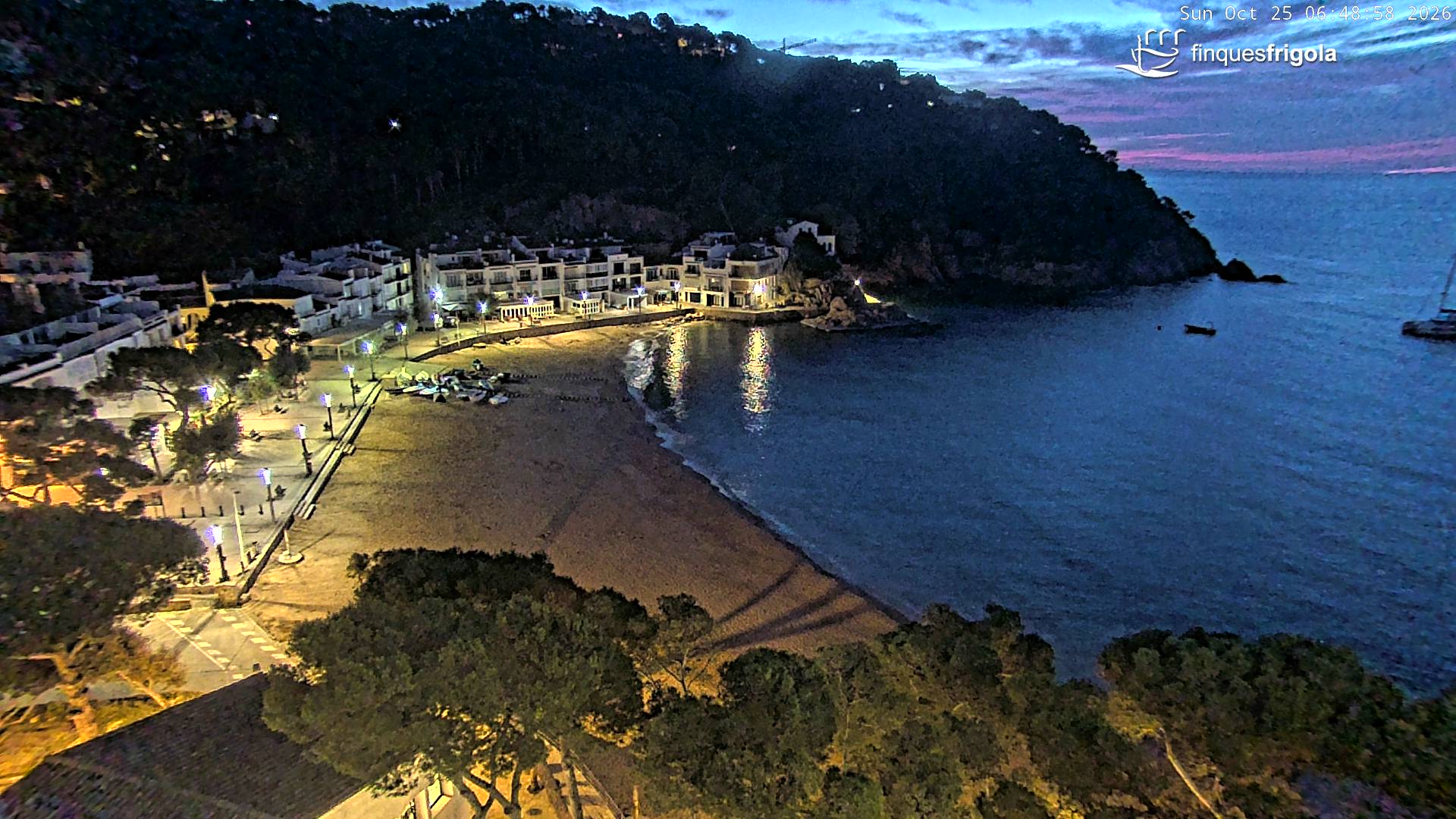 Webcam de Tamariu playa