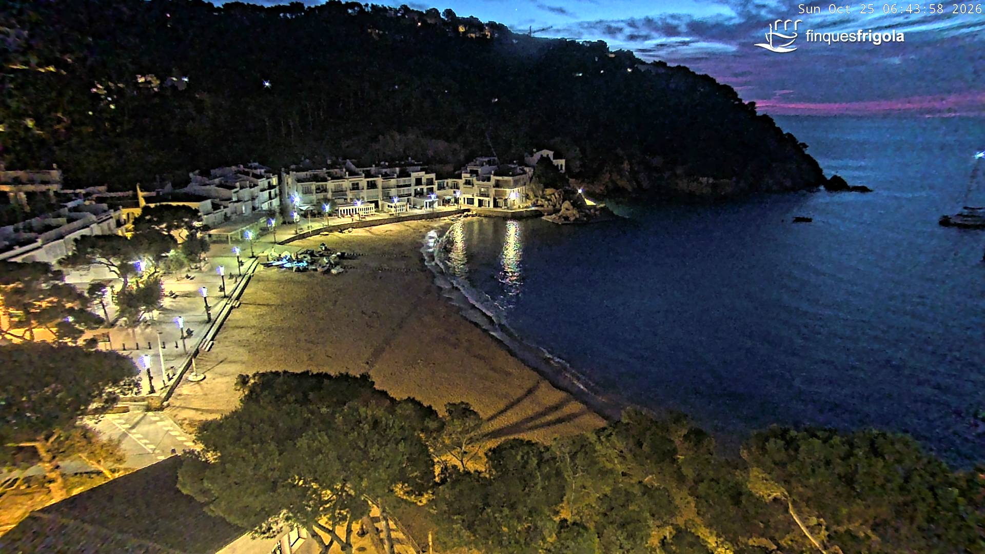 Webcam de Tamariu playa