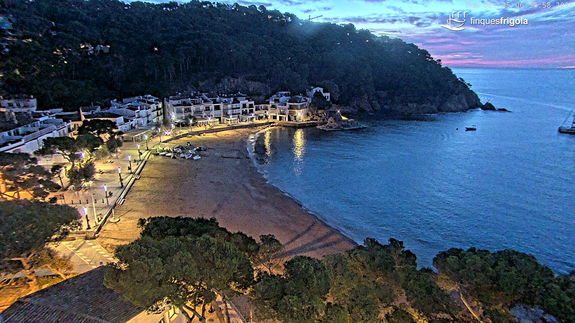 Webcam de Tamariu playa
