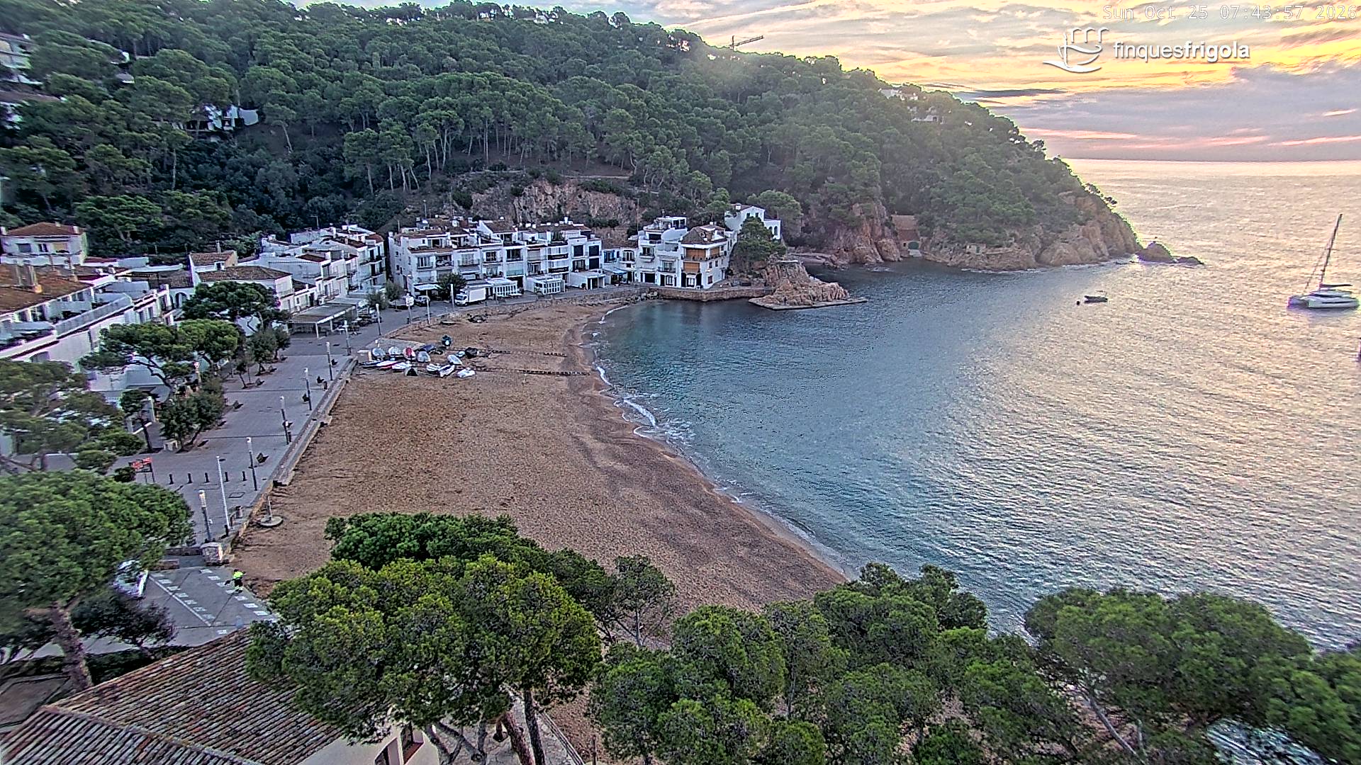 Webcam de Tamariu playa