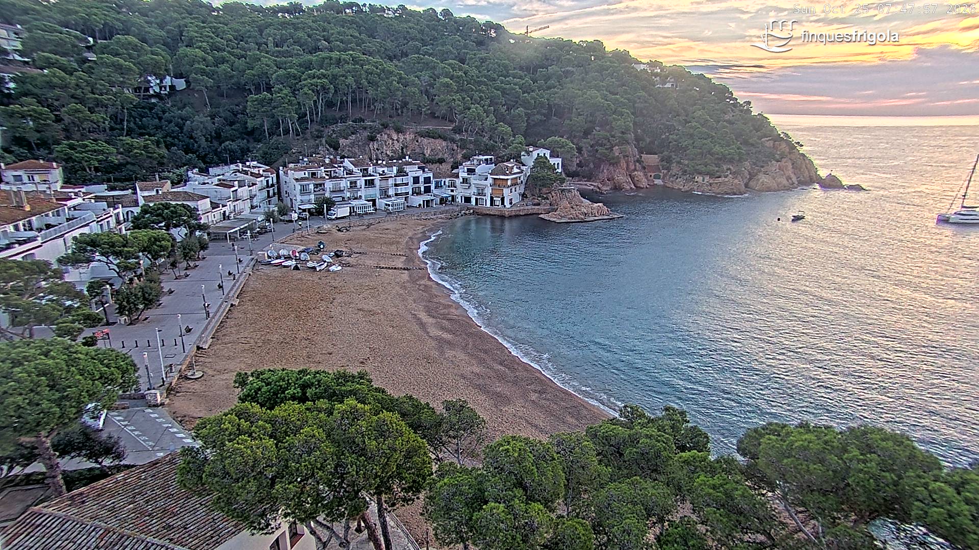 Webcam de Tamariu playa