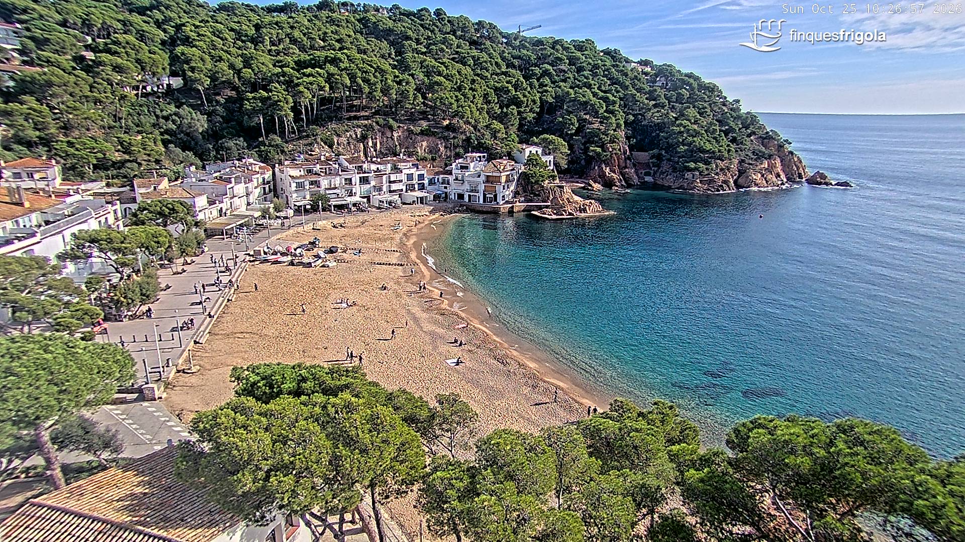 Webcam de Tamariu playa