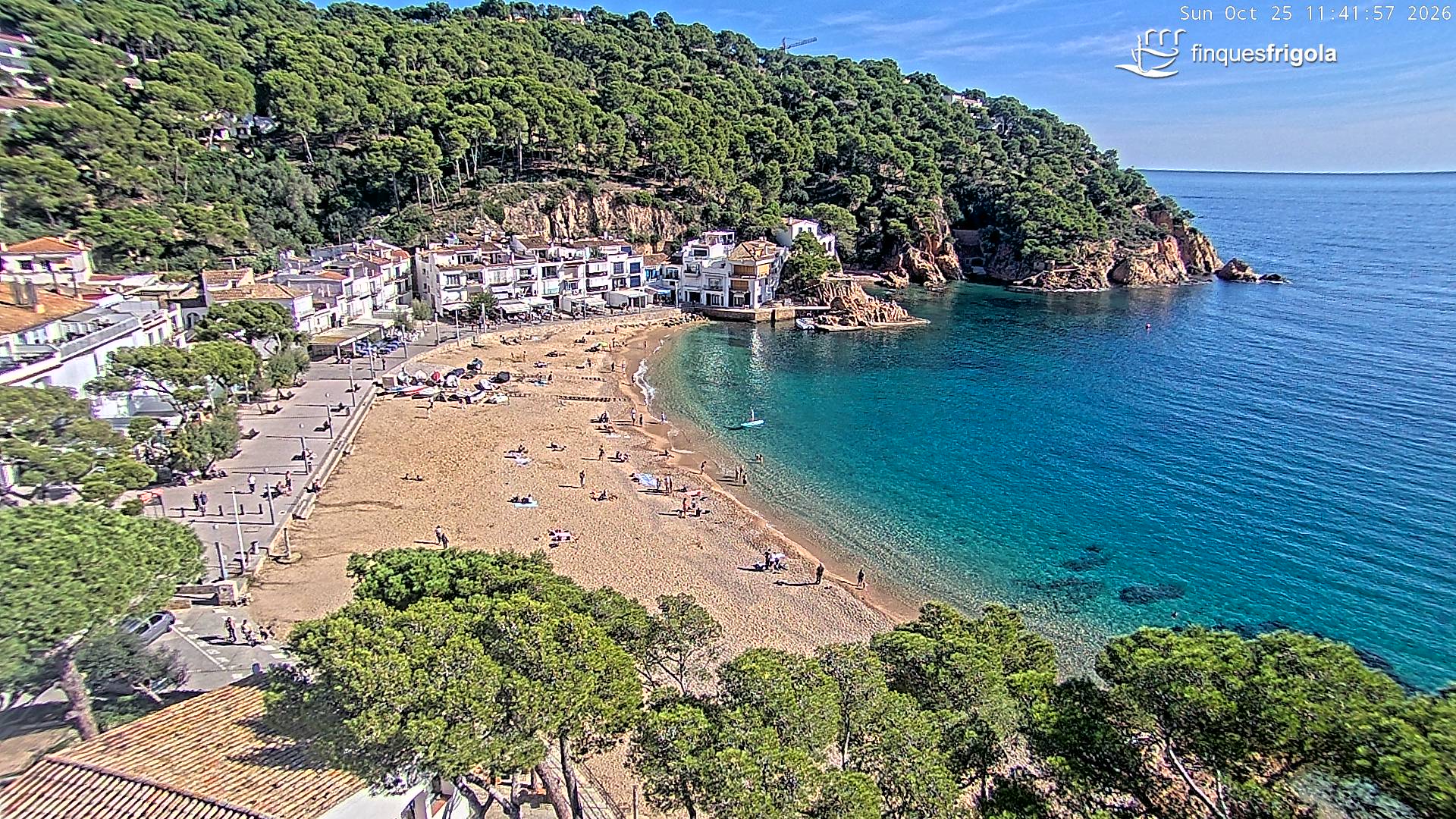 Webcam de Tamariu playa