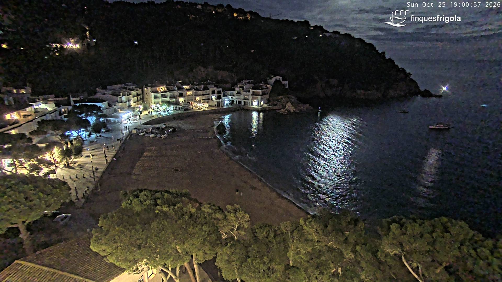 Webcam de Tamariu playa