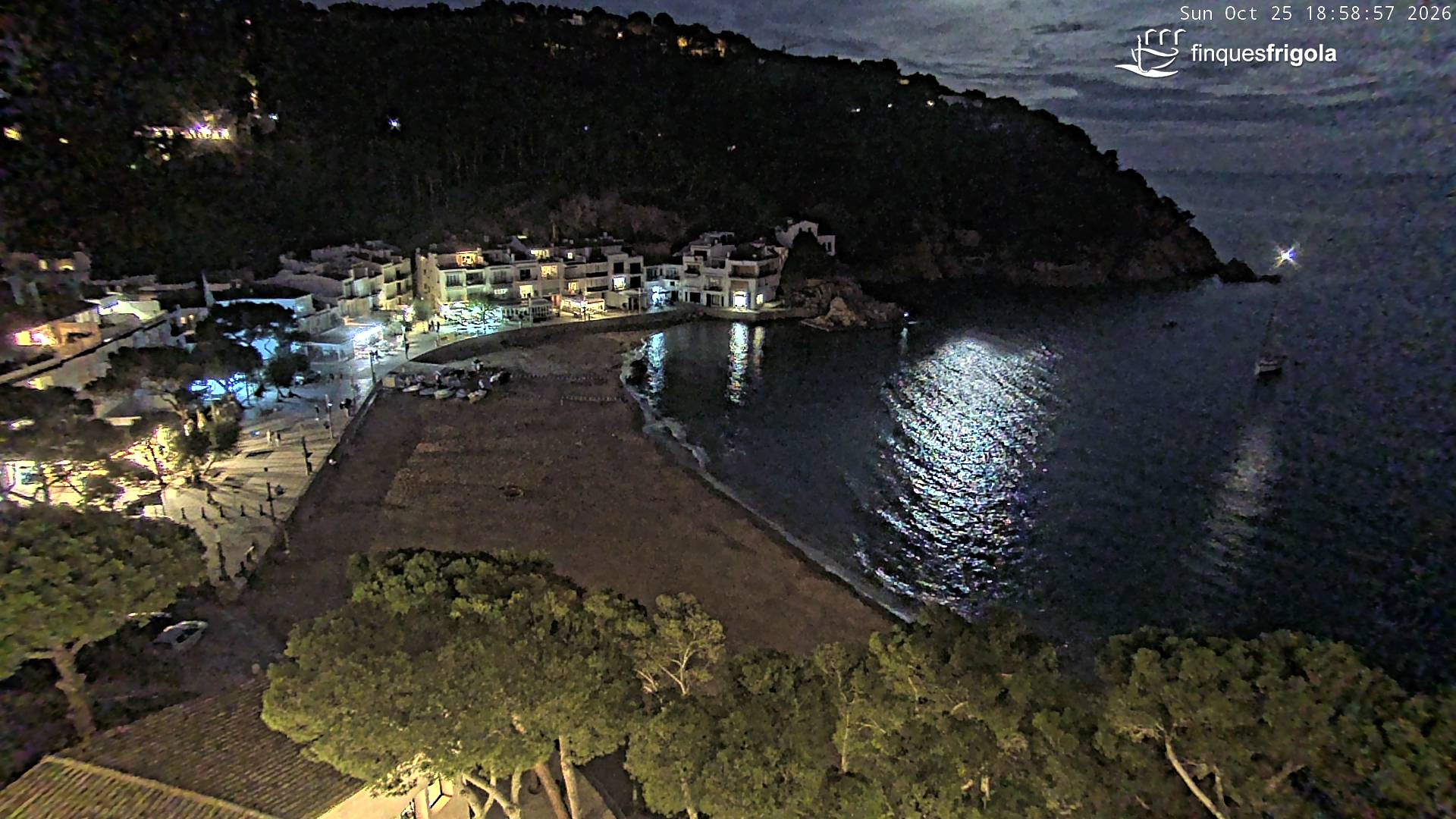 Webcam de Tamariu playa