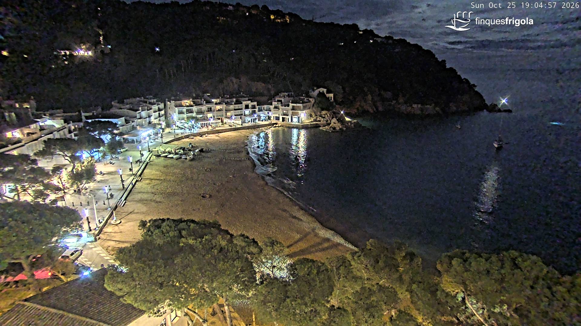 Webcam de Tamariu playa