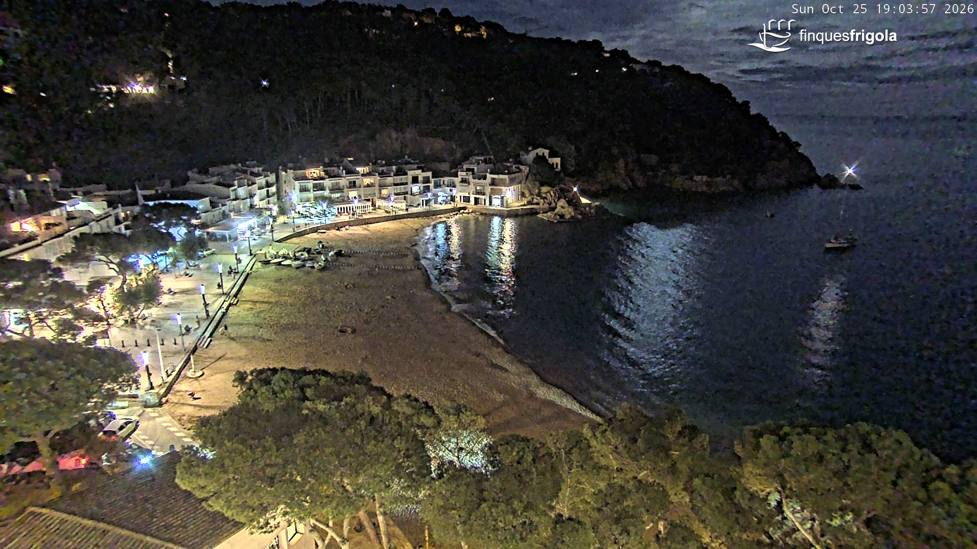 Webcam de Tamariu playa
