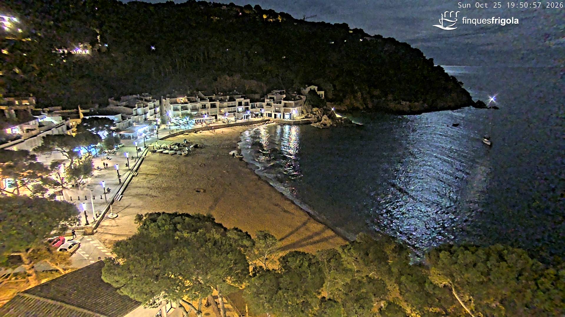 Webcam de Tamariu playa