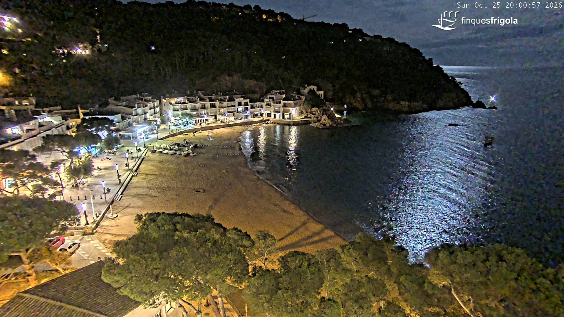 Webcam de Tamariu playa