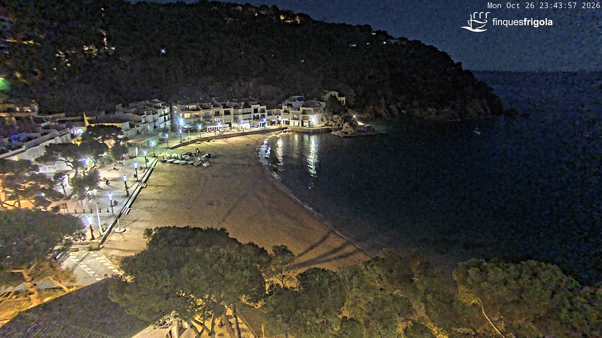 Webcam de Tamariu playa