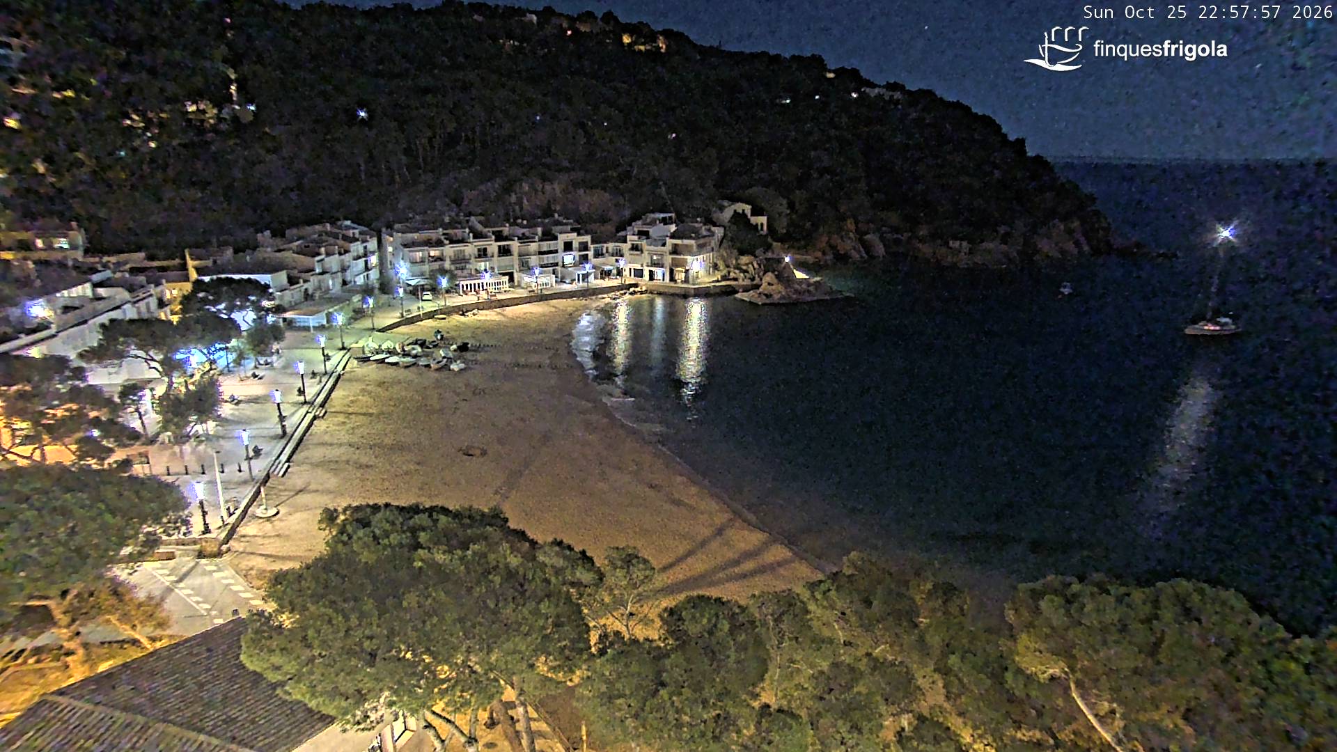 Webcam de Tamariu playa