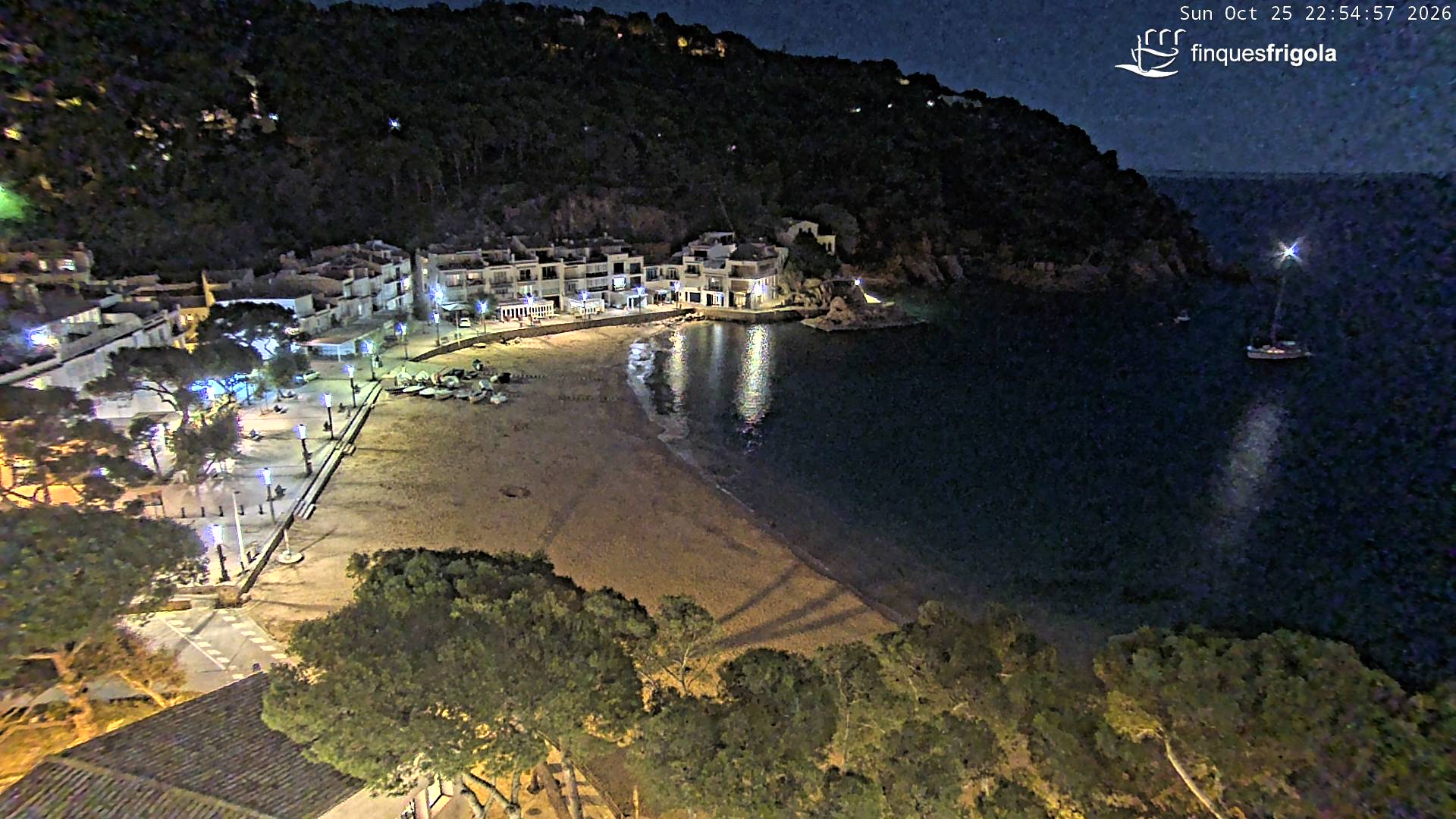 Webcam de Tamariu playa