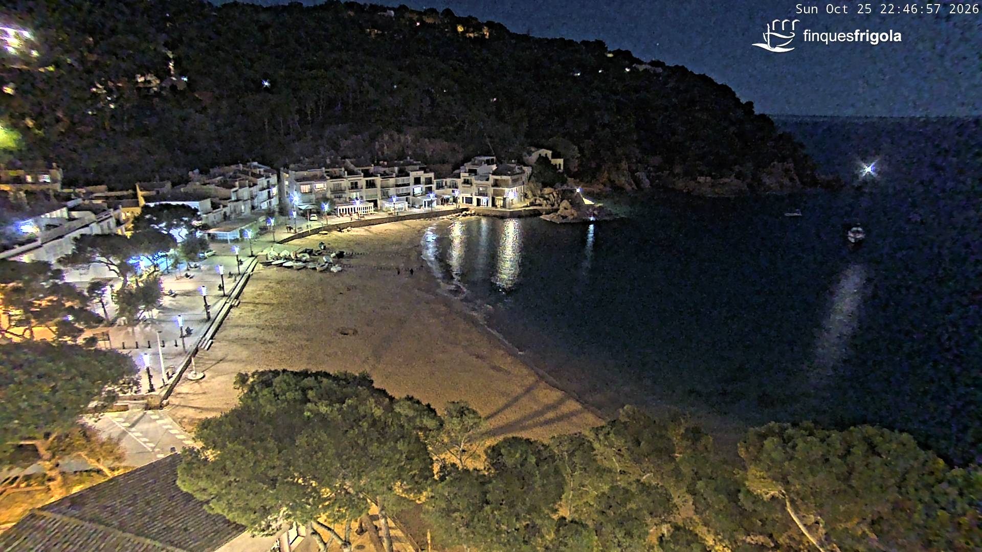 Webcam de Tamariu playa
