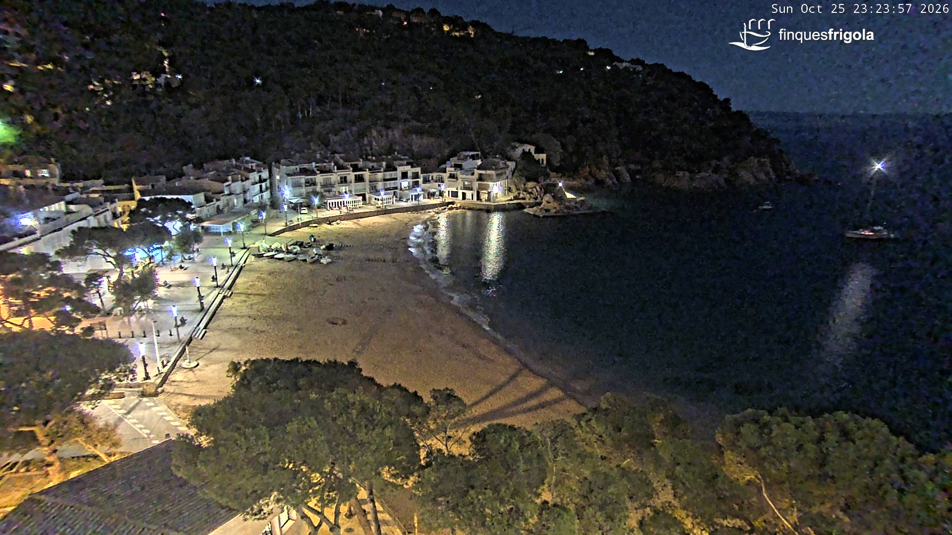 Webcam de Tamariu playa