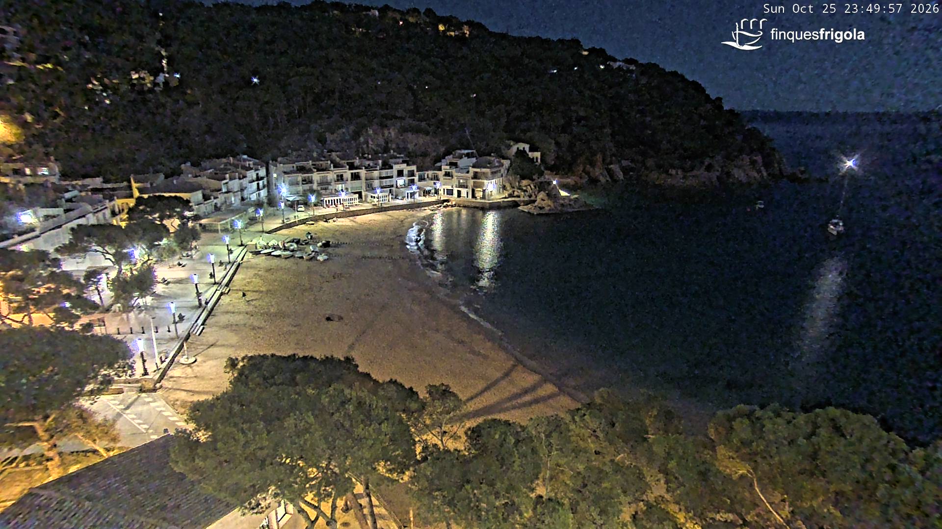 Webcam de Tamariu playa