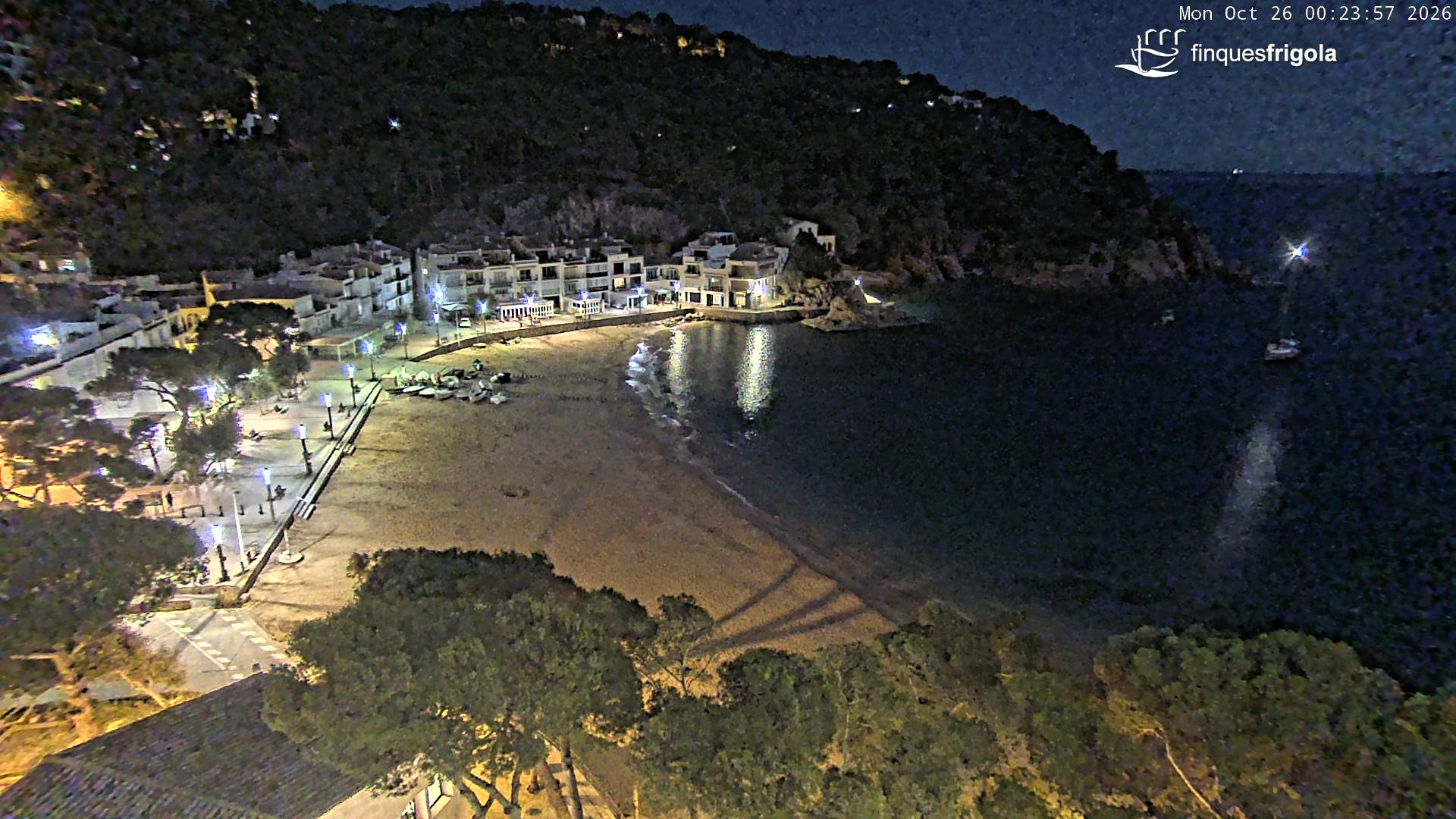 Webcam de Tamariu playa
