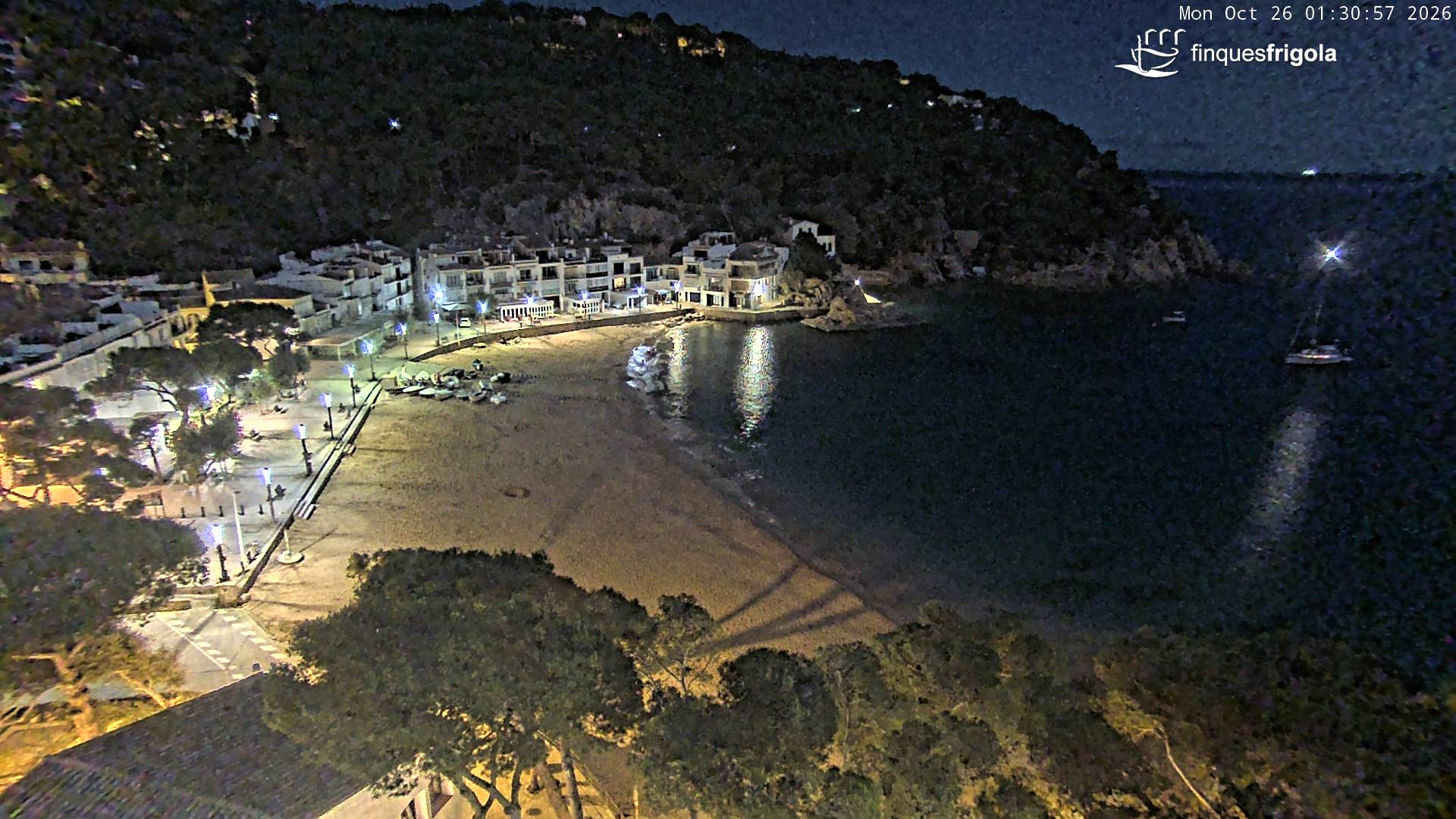 Webcam de Tamariu playa