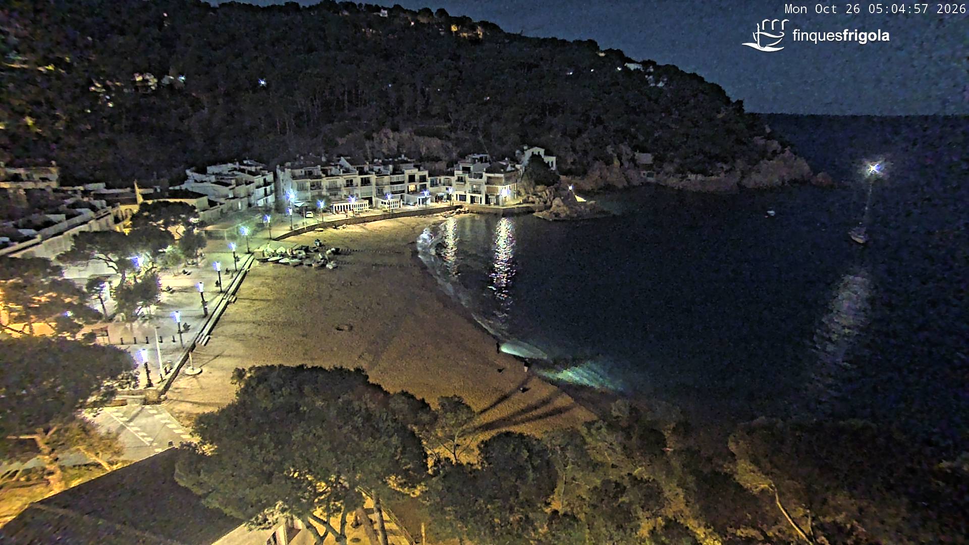 Webcam de Tamariu playa
