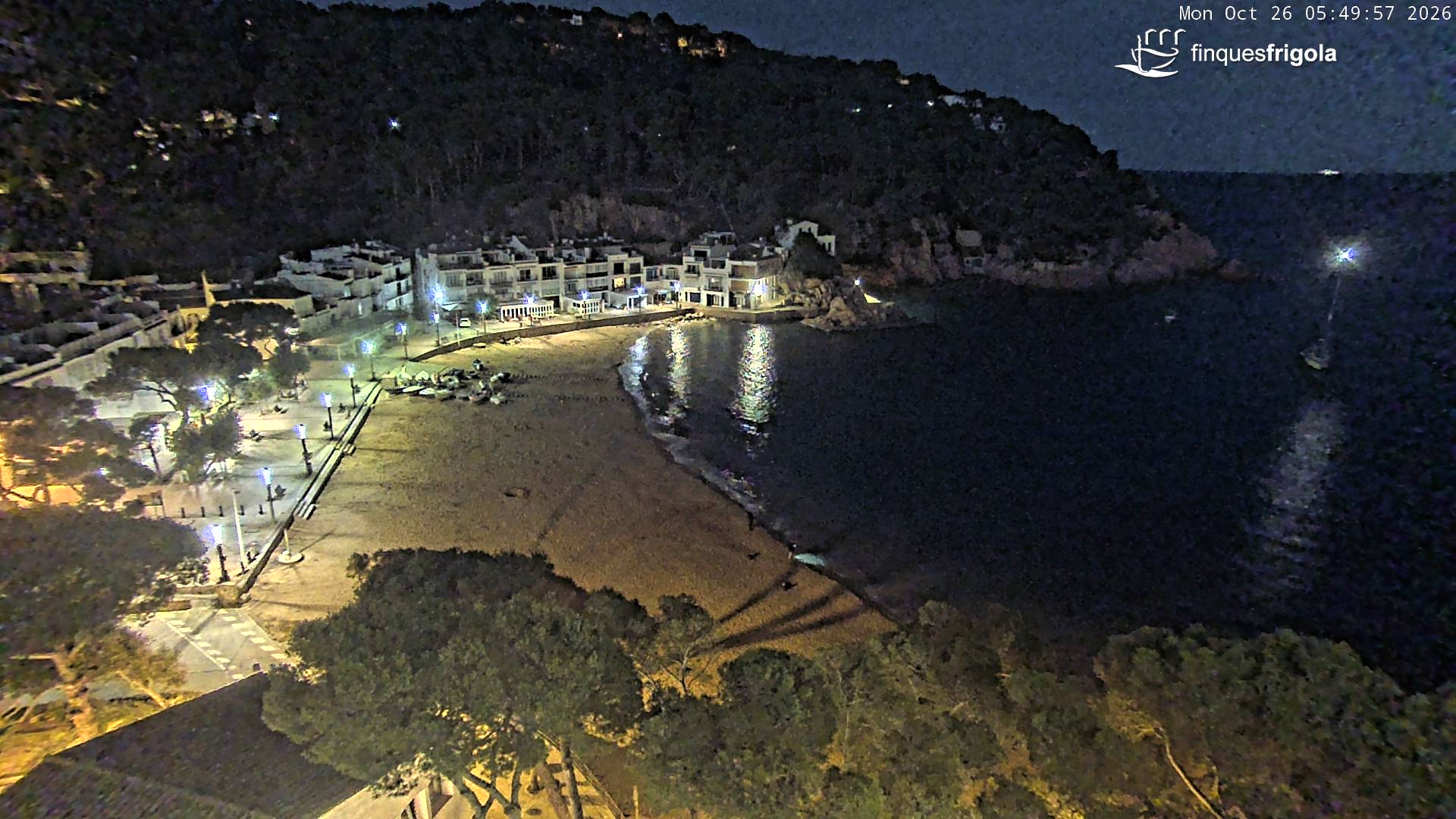Webcam de Tamariu playa