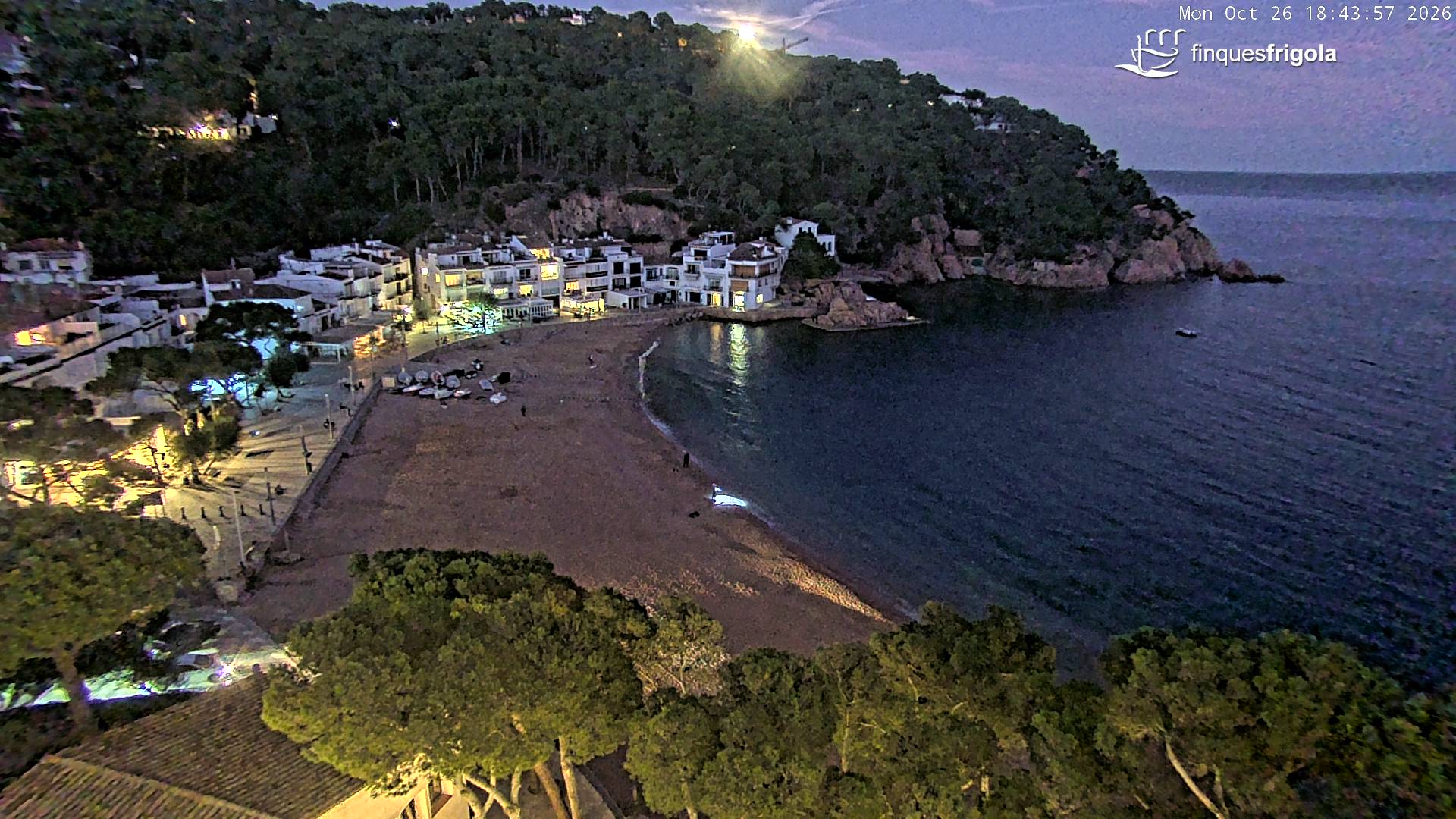 Webcam de Tamariu playa