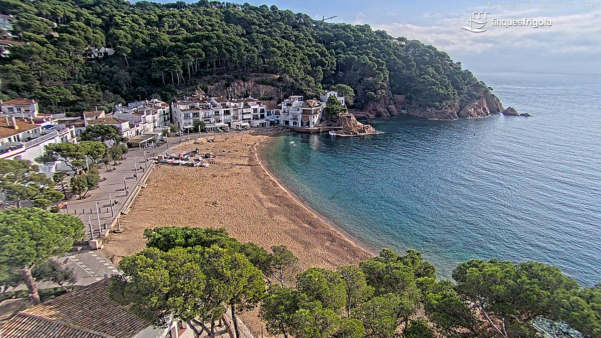 Webcam de Tamariu playa